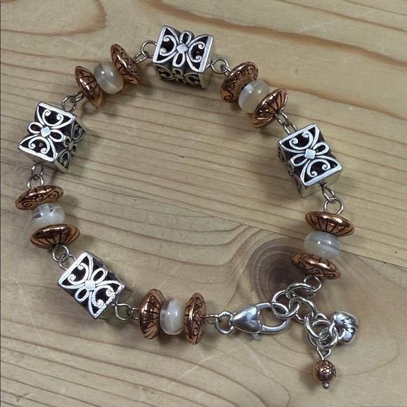 Brighton Silver and Copper Charm Bracelet - Picture 4 of 4